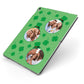 St Patricks Day Personalised Photo Apple iPad Case on Grey iPad Side View