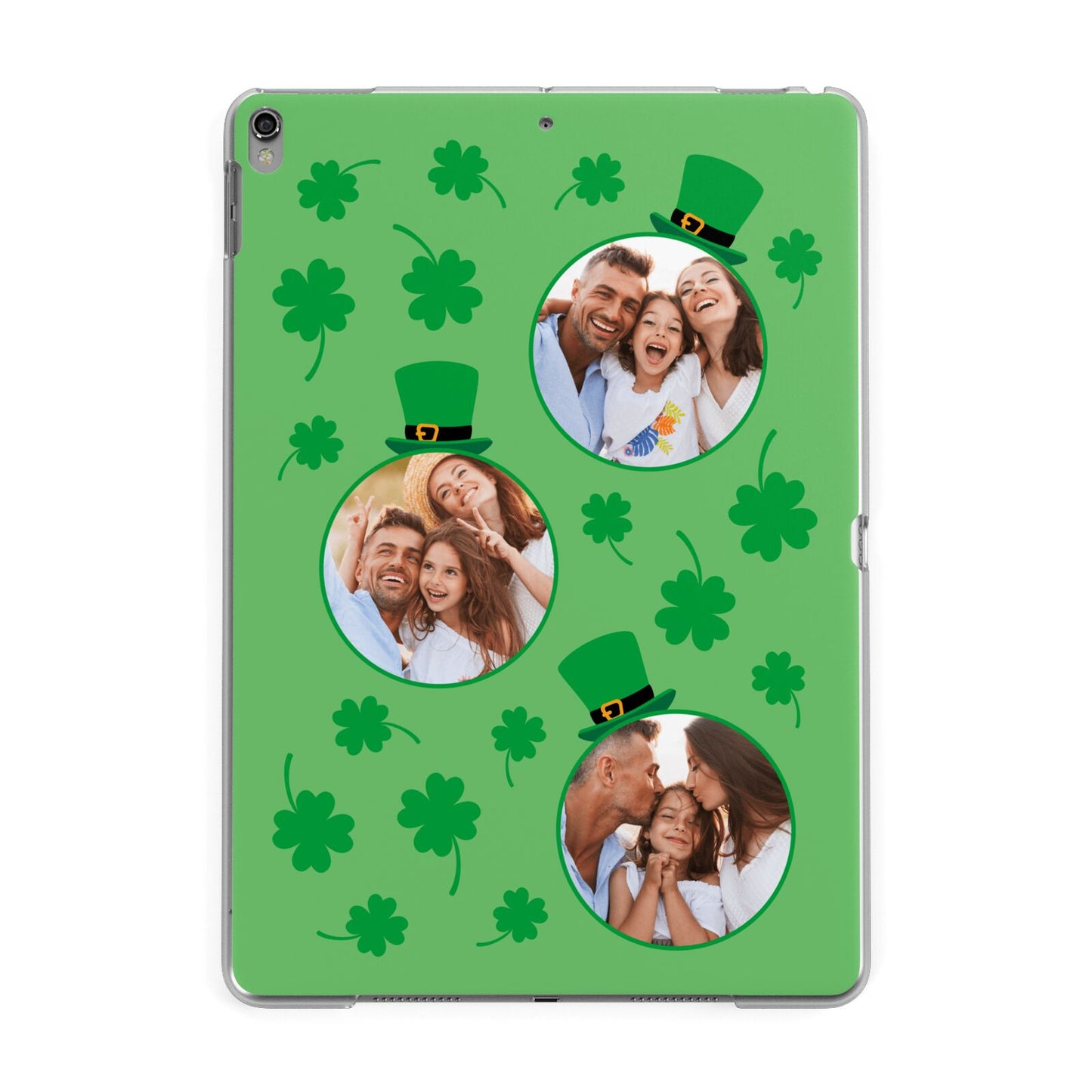 St Patricks Day Personalised Photo Apple iPad Grey Case