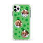 St Patricks Day Personalised Photo Apple iPhone 11 Pro Max in Silver with White Impact Case