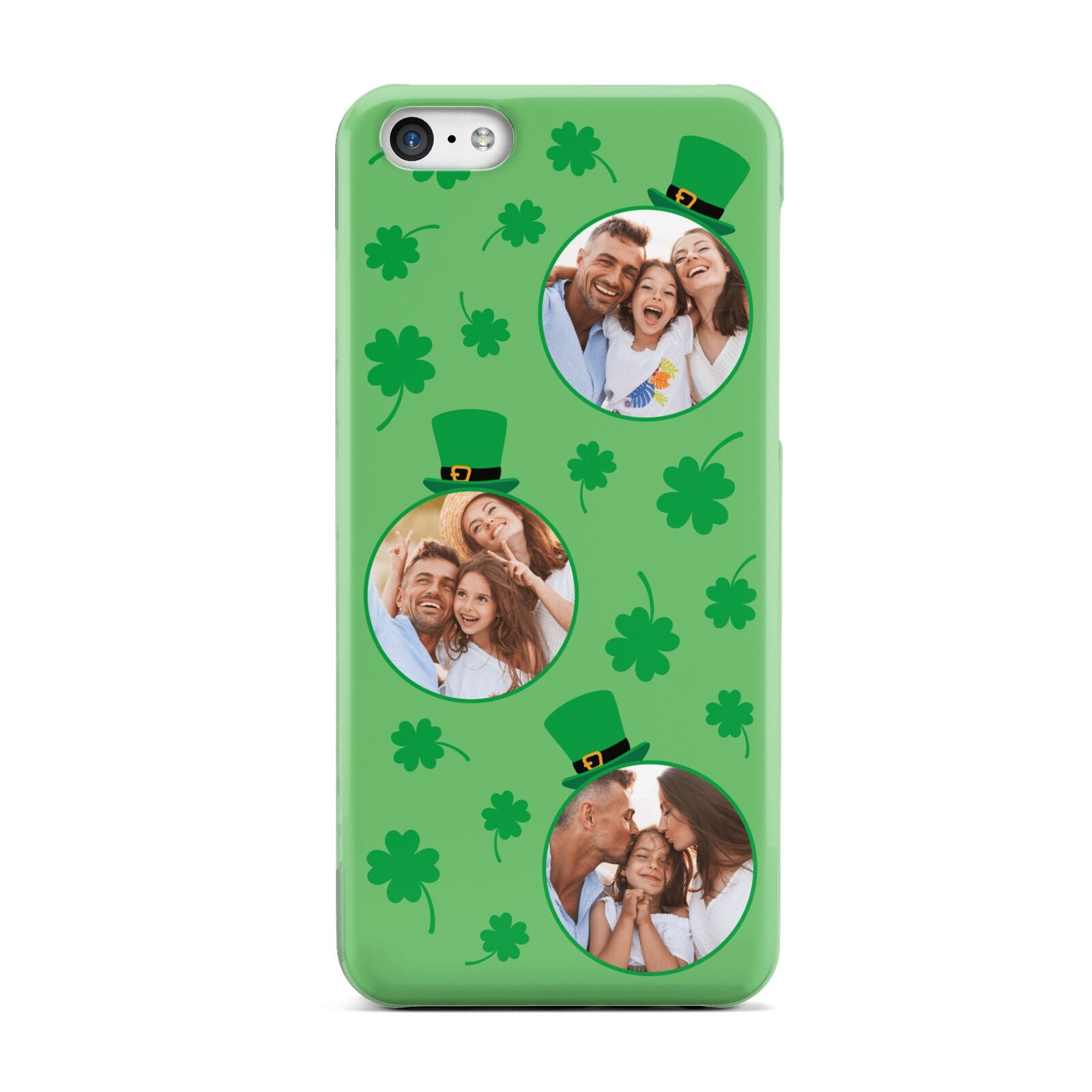 St Patricks Day Personalised Photo Apple iPhone 5c Case
