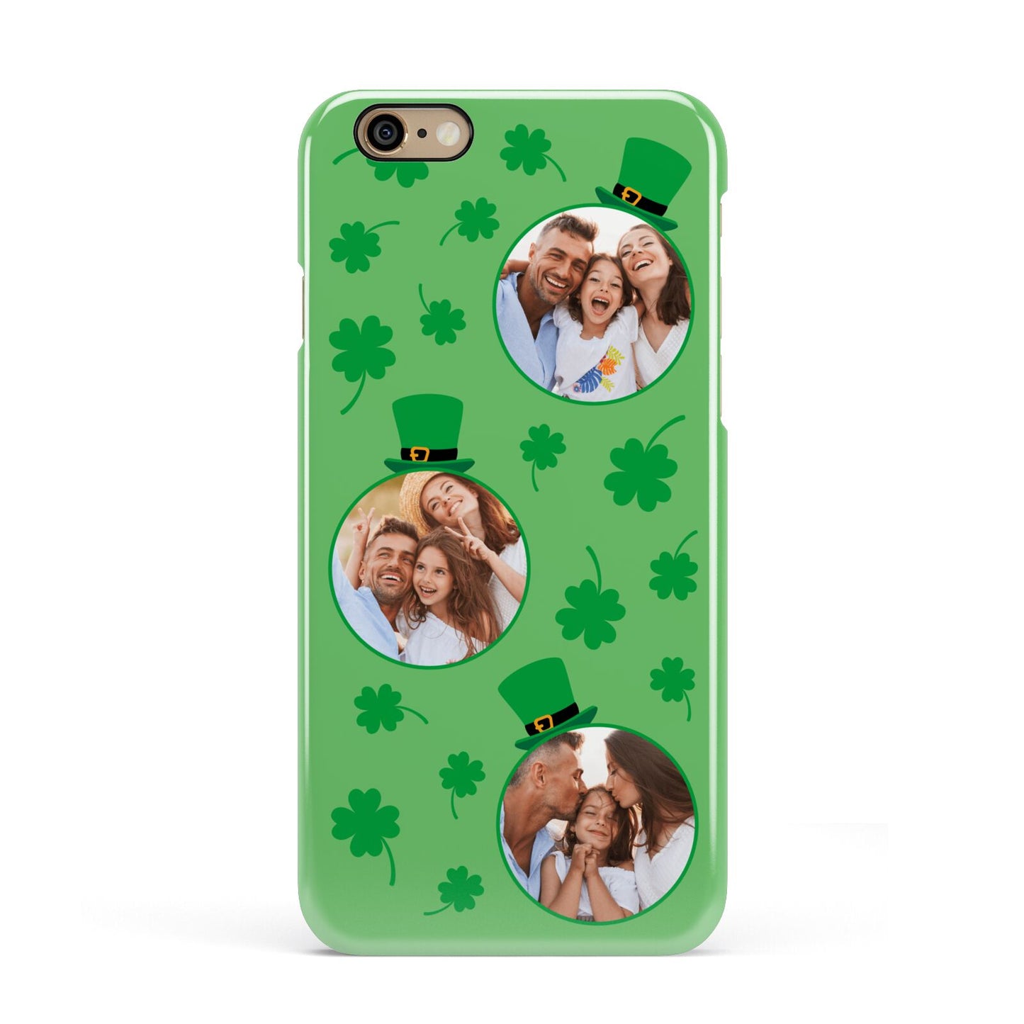 St Patricks Day Personalised Photo Apple iPhone 6 3D Snap Case