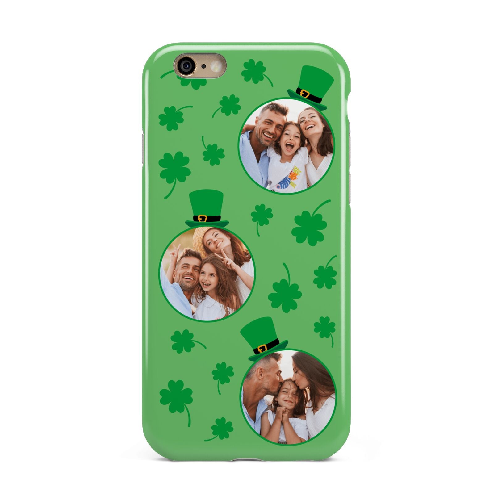 St Patricks Day Personalised Photo Apple iPhone 6 3D Tough Case