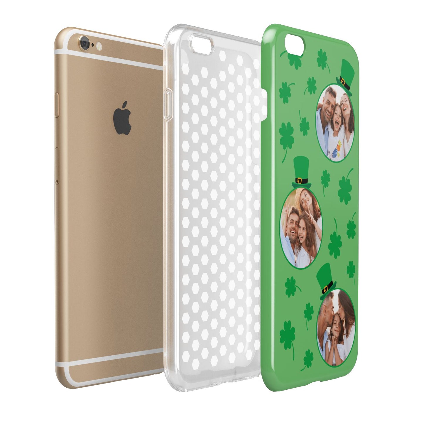 St Patricks Day Personalised Photo Apple iPhone 6 Plus 3D Tough Case Expand Detail Image