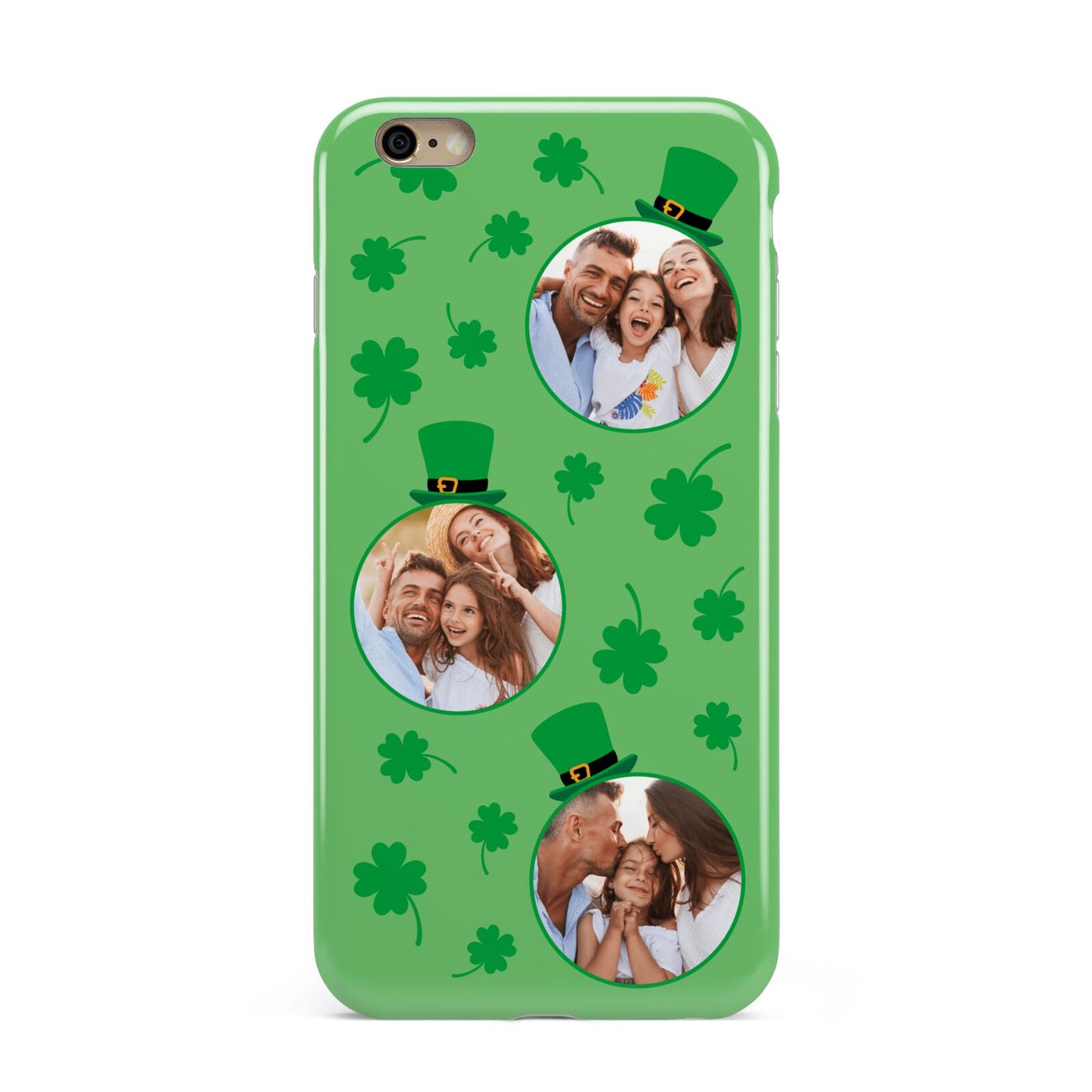 St Patricks Day Personalised Photo Apple iPhone 6 Plus 3D Tough Case