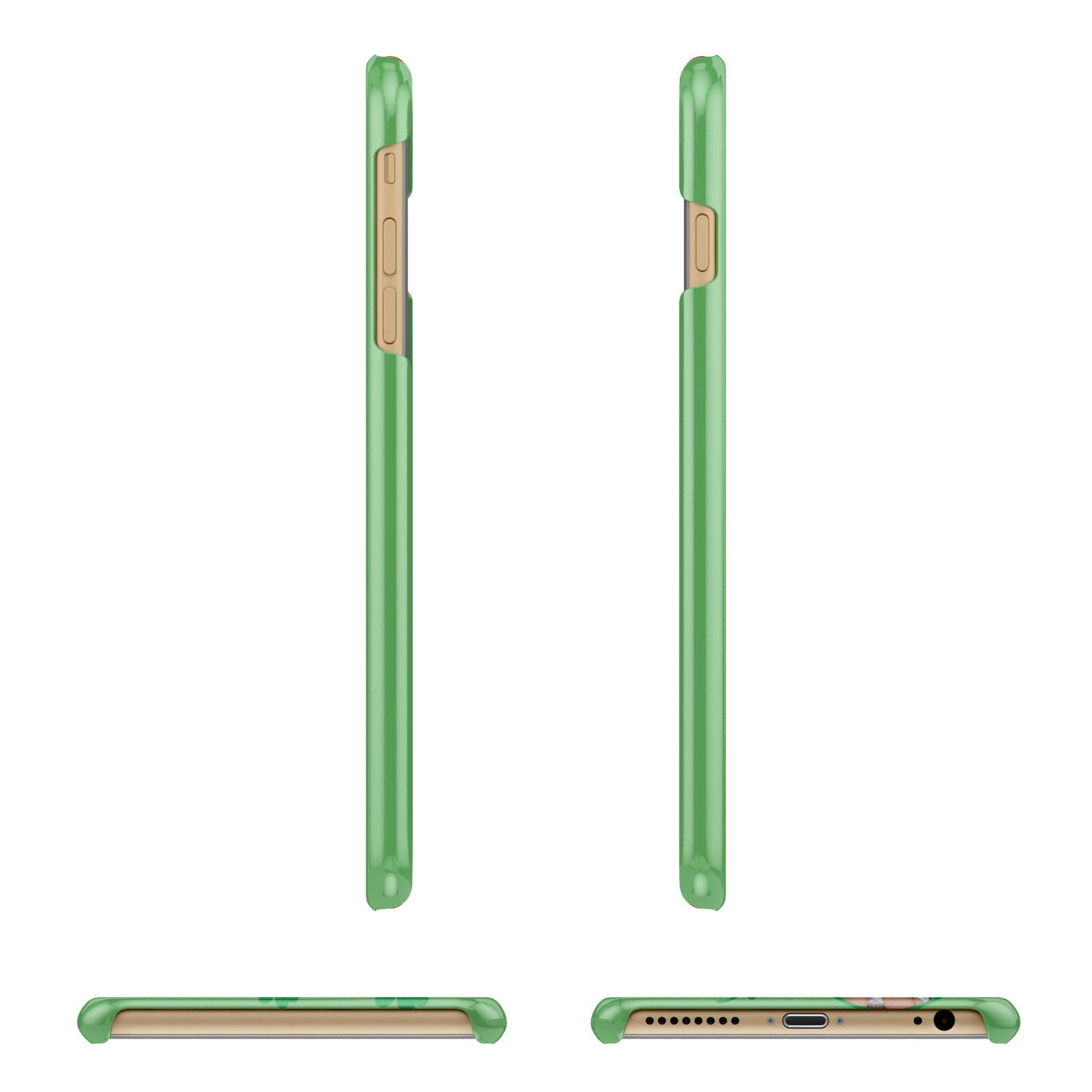 St Patricks Day Personalised Photo Apple iPhone 6 Plus 3D Wrap Snap Case Angled Images