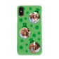 St Patricks Day Personalised Photo Apple iPhone XS 3D Snap Case