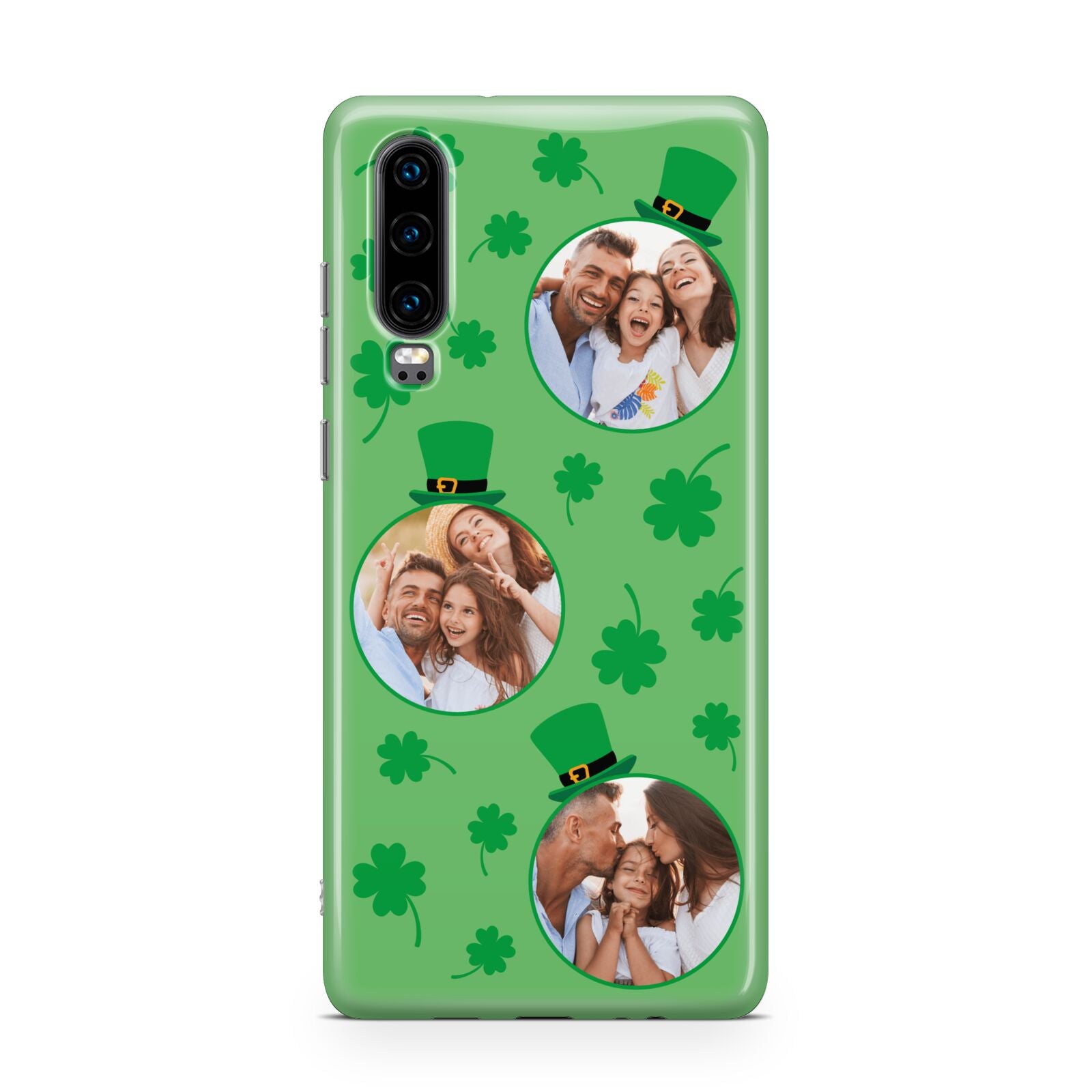 St Patricks Day Personalised Photo Huawei P30 Phone Case
