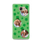 St Patricks Day Personalised Photo Samsung Galaxy A7 2016 Case on gold phone