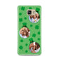St Patricks Day Personalised Photo Samsung Galaxy A7 2016 Case on gold phone