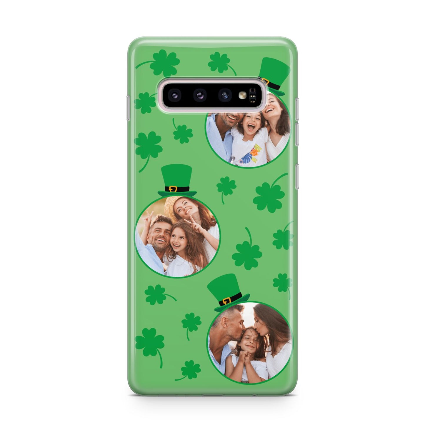 St Patricks Day Personalised Photo Samsung Galaxy S10 Plus Case