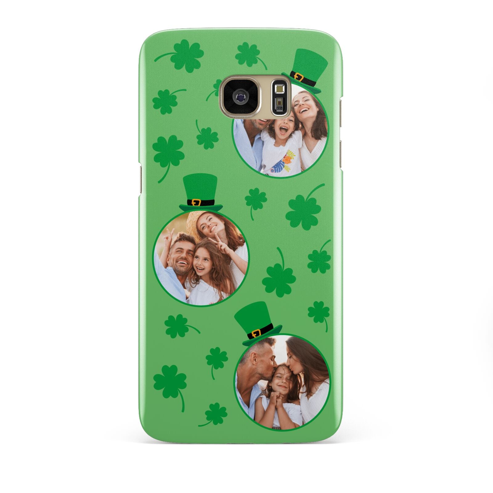 St Patricks Day Personalised Photo Samsung Galaxy S7 Edge Case