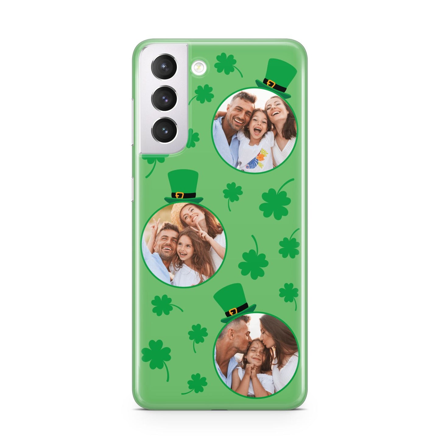 St Patricks Day Personalised Photo Samsung S21 Case