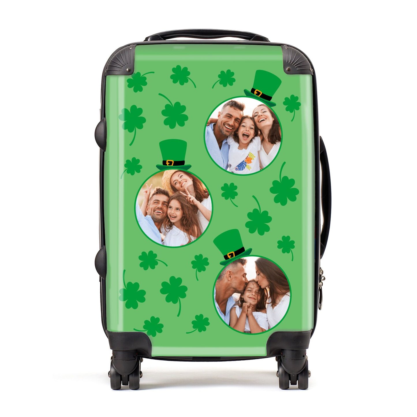 St Patricks Day Personalised Photo Suitcase