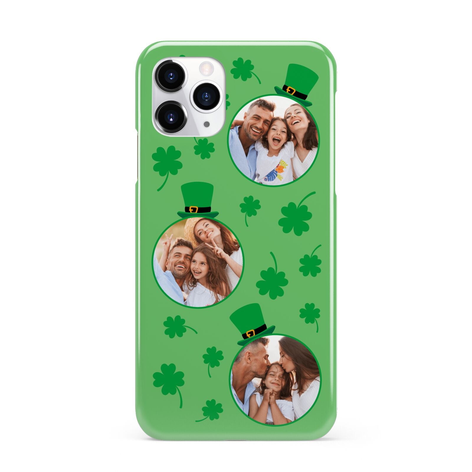 St Patricks Day Personalised Photo iPhone 11 Pro 3D Snap Case