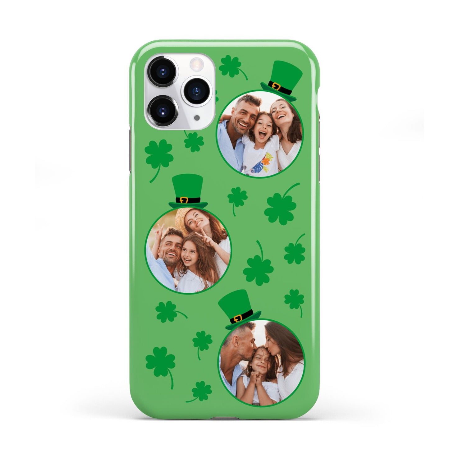 St Patricks Day Personalised Photo iPhone 11 Pro 3D Tough Case