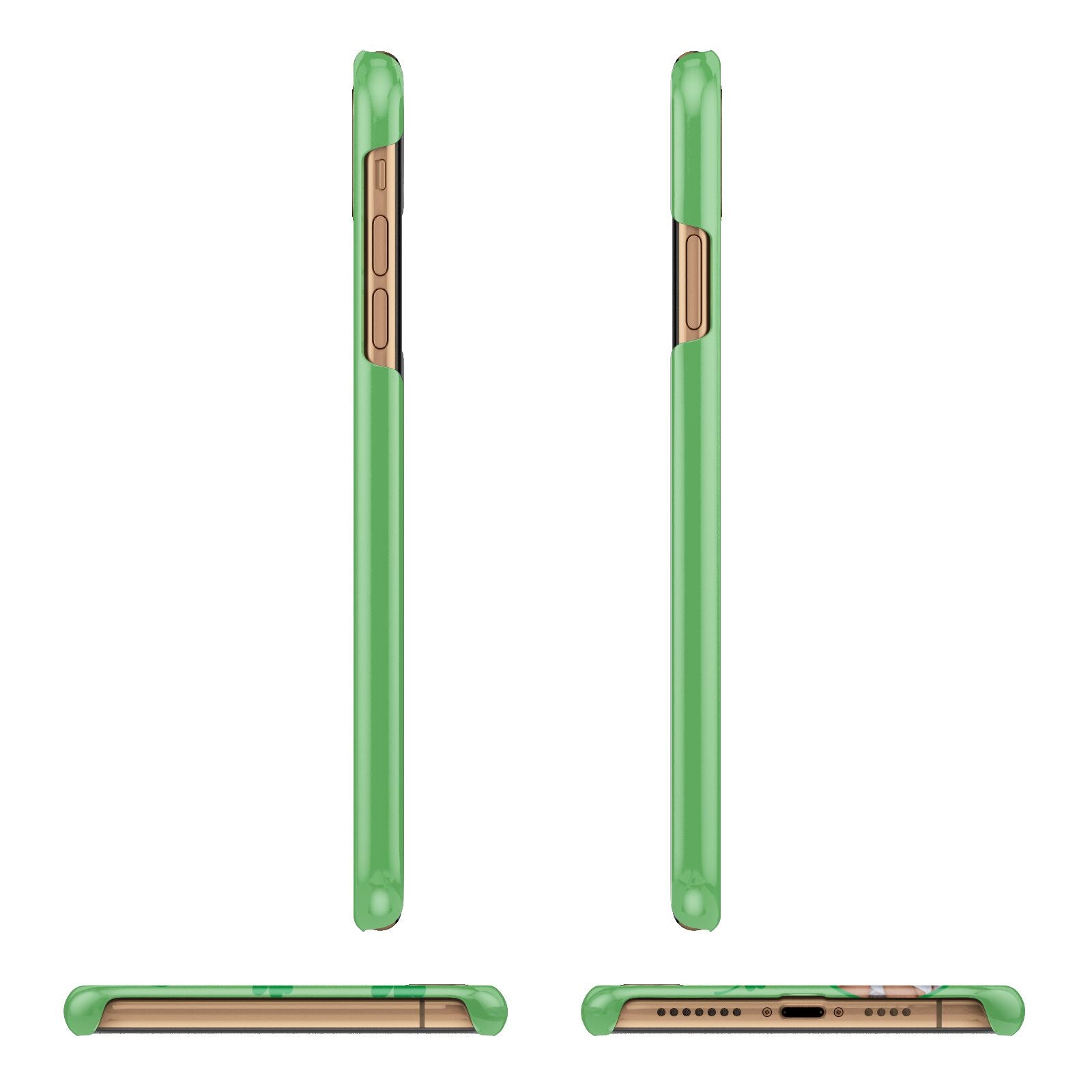 St Patricks Day Personalised Photo iPhone 11 Pro Max 3D Snap Case Angle Images
