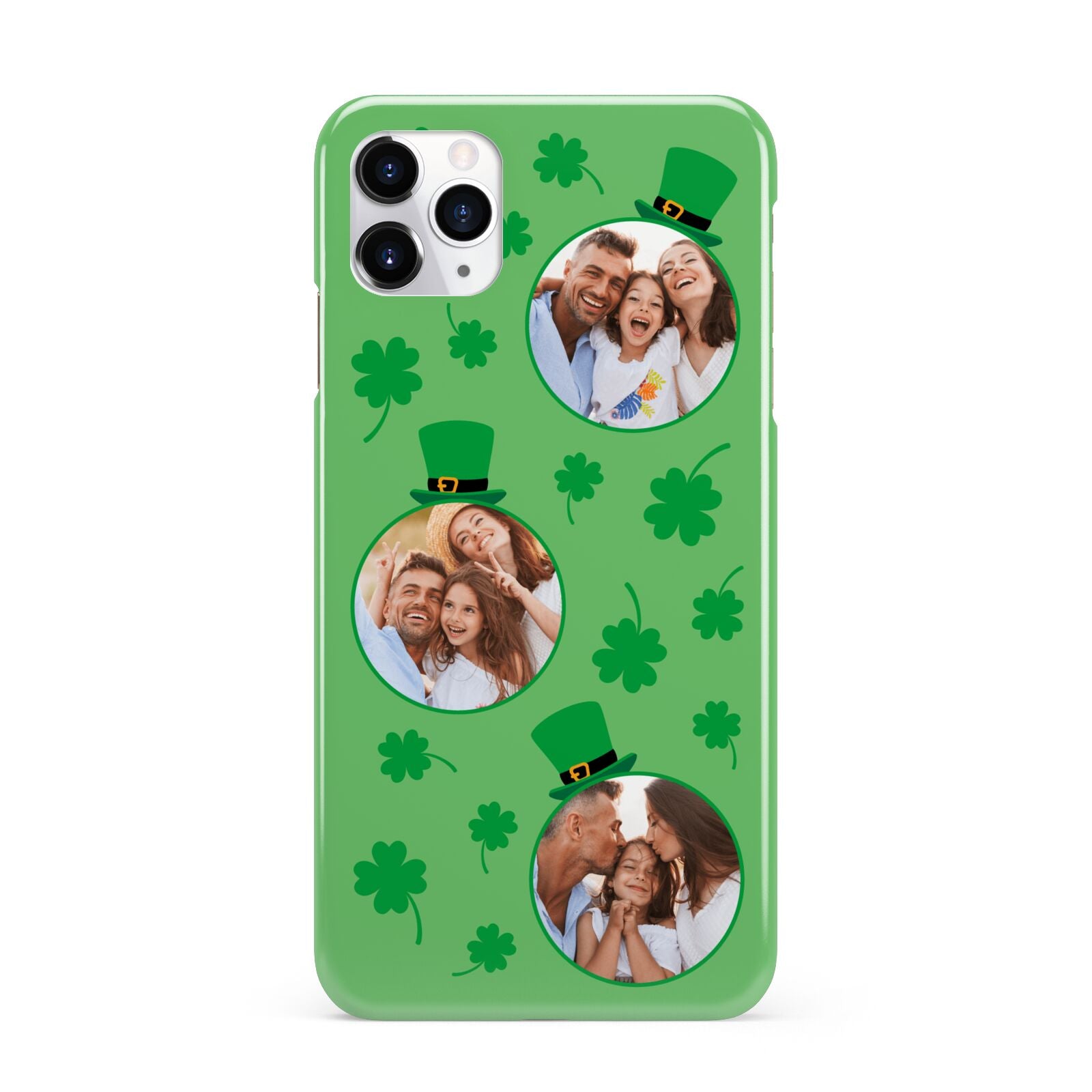 St Patricks Day Personalised Photo iPhone 11 Pro Max 3D Snap Case
