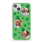 St Patricks Day Personalised Photo iPhone 13 Clear Bumper Case