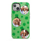 St Patricks Day Personalised Photo iPhone 13 Full Wrap 3D Tough Case