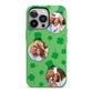 St Patricks Day Personalised Photo iPhone 13 Pro Full Wrap 3D Tough Case