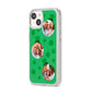 St Patricks Day Personalised Photo iPhone 14 Clear Tough Case Starlight Angled Image