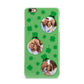 St Patricks Day Personalised Photo iPhone 6 Plus 3D Snap Case on Gold Phone