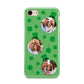 St Patricks Day Personalised Photo iPhone 8 3D Tough Case on Gold Phone