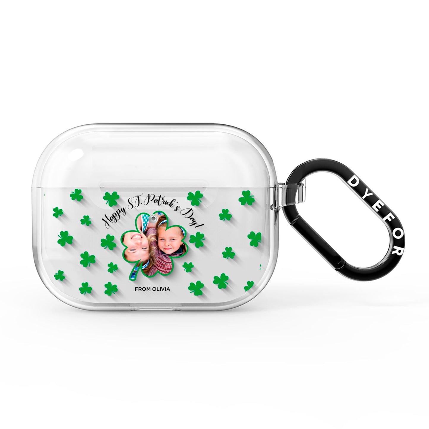 St Patricks Day Photo Upload AirPods Pro Clear Case
