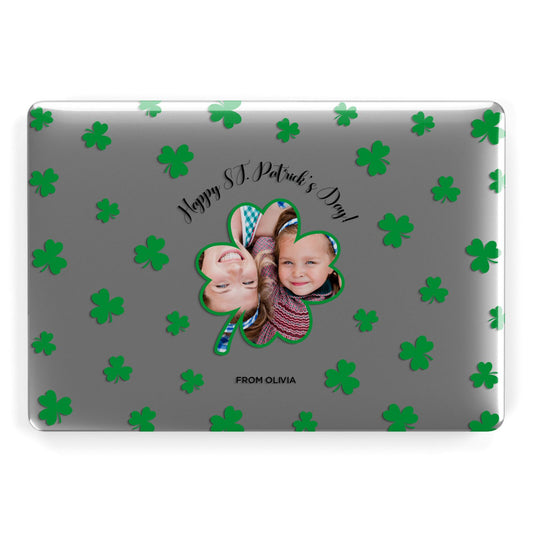 St Patricks Day Photo Upload Apple MacBook Case
