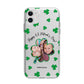 St Patricks Day Photo Upload Apple iPhone 11 in White with Bumper Case