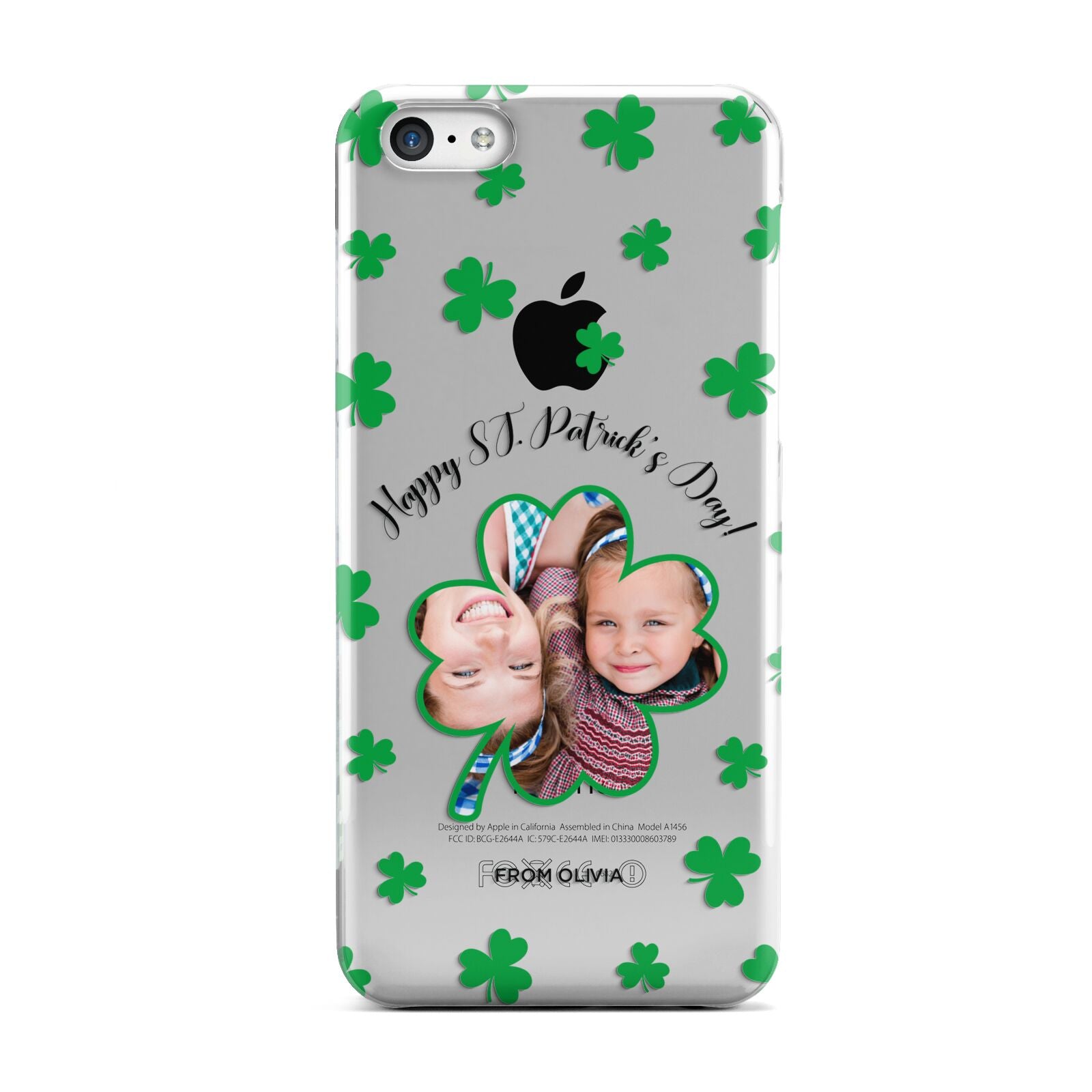 St Patricks Day Photo Upload Apple iPhone 5c Case