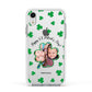 St Patricks Day Photo Upload Apple iPhone XR Impact Case White Edge on Silver Phone