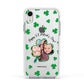 St Patricks Day Photo Upload Apple iPhone XR Impact Case White Edge on Silver Phone