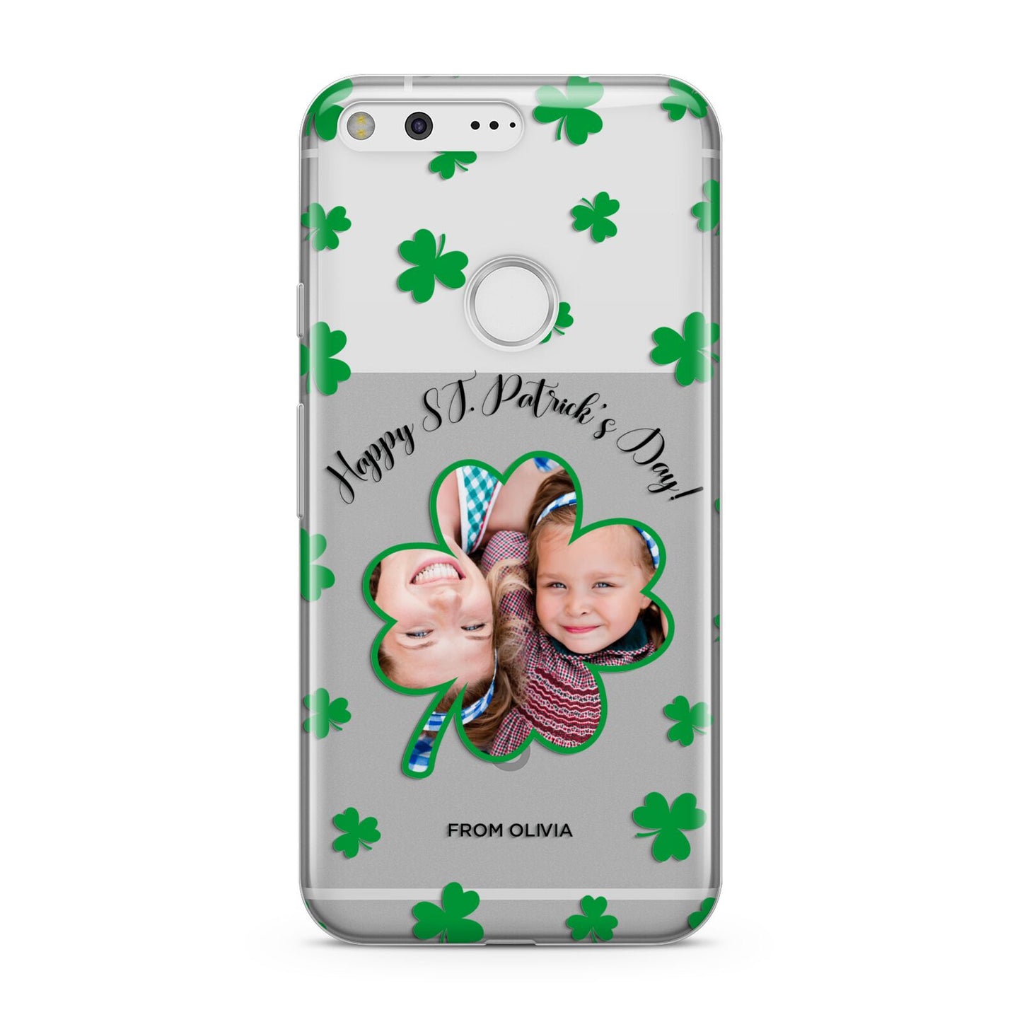 St Patricks Day Photo Upload Google Pixel Case