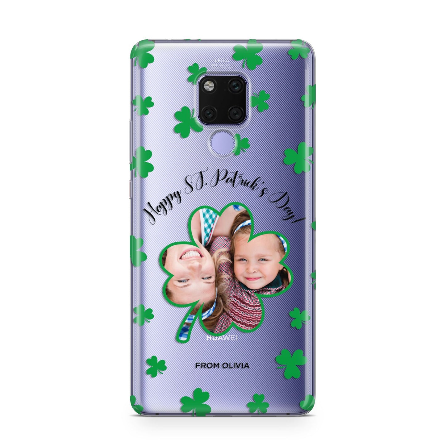 St Patricks Day Photo Upload Huawei Mate 20X Phone Case