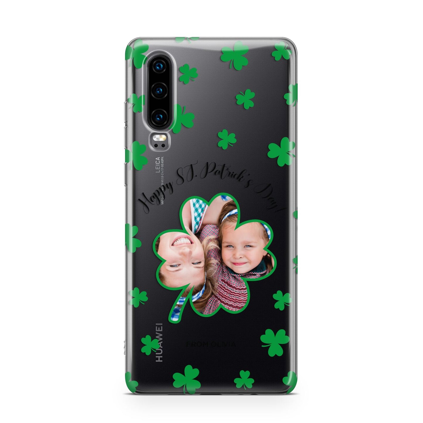 St Patricks Day Photo Upload Huawei P30 Phone Case