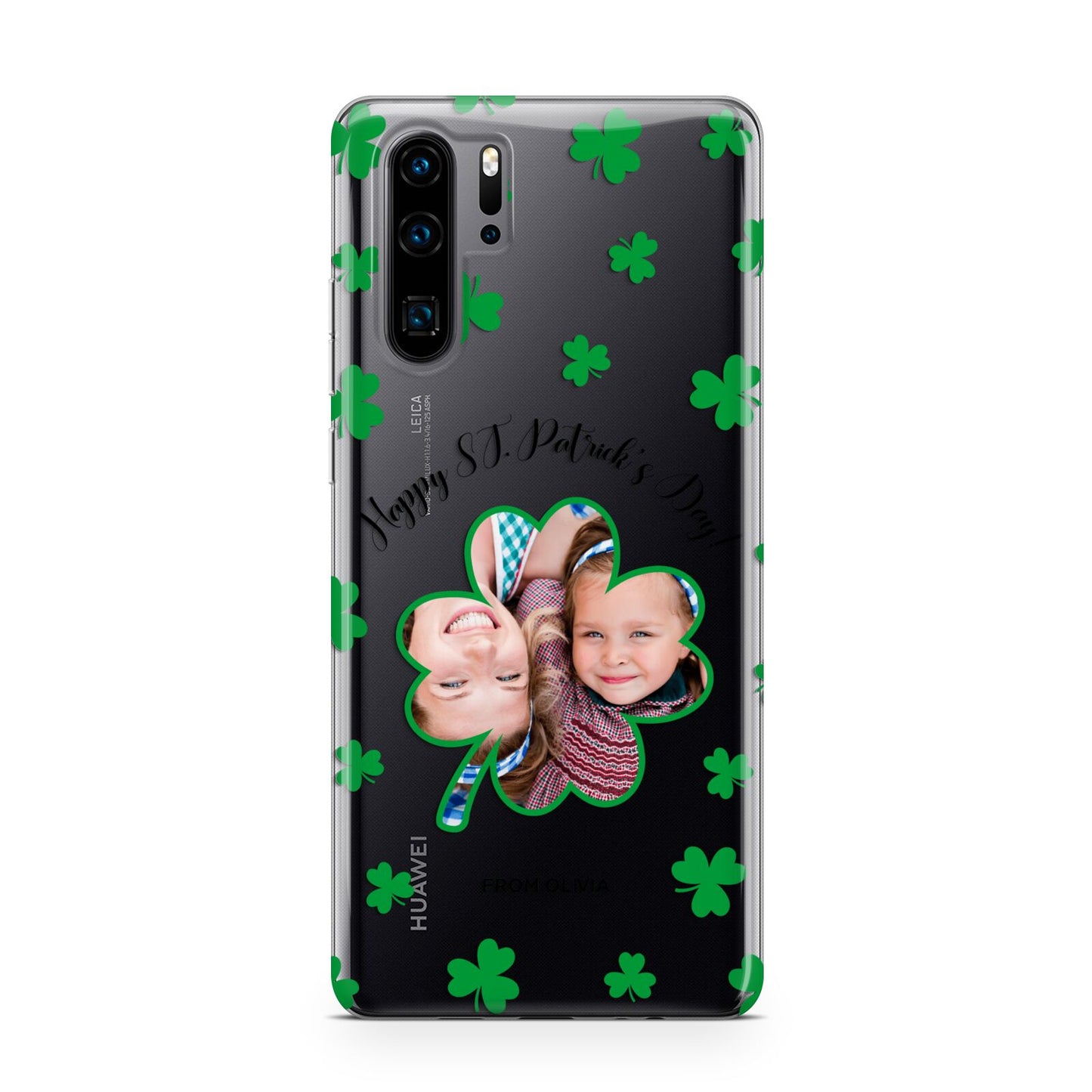 St Patricks Day Photo Upload Huawei P30 Pro Phone Case
