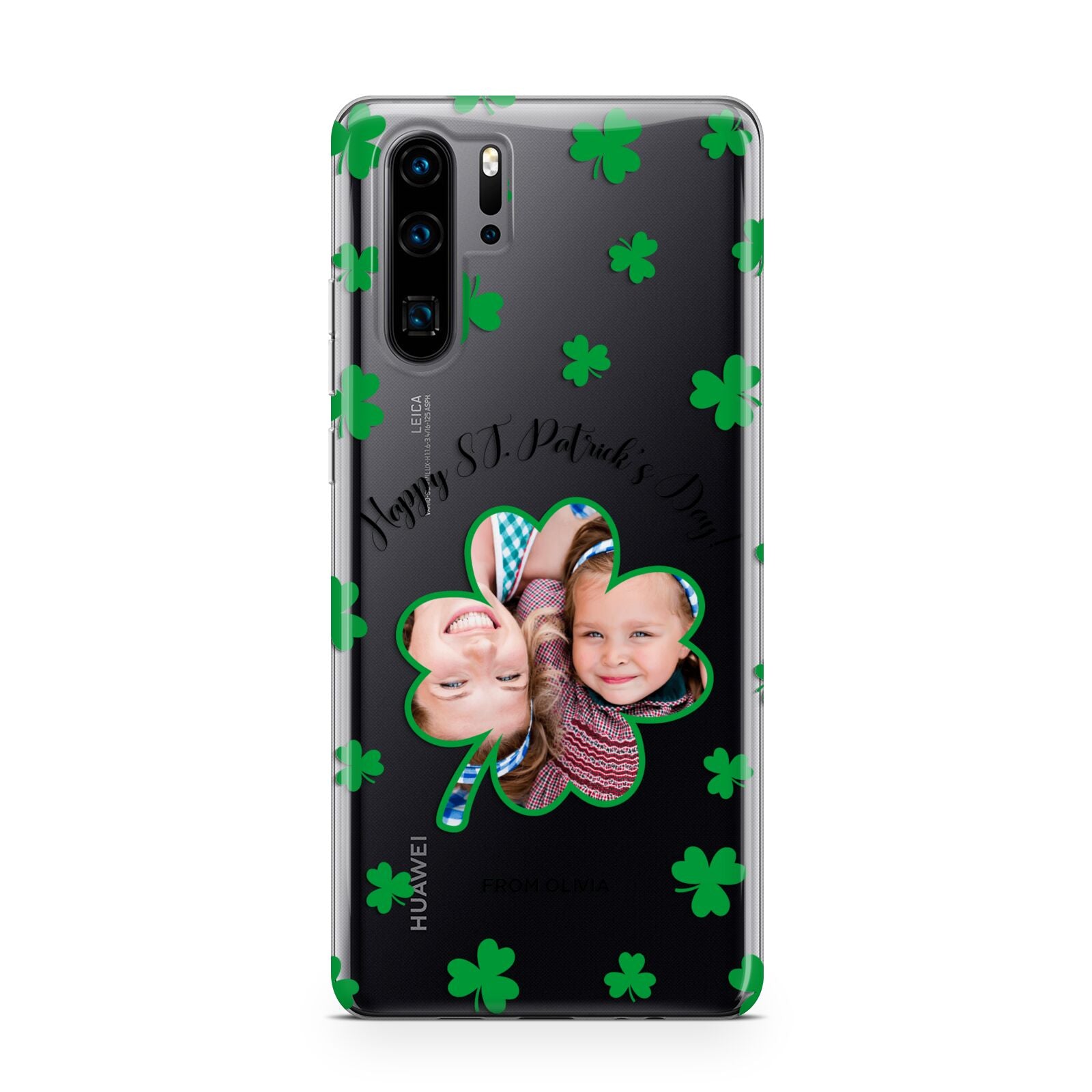 St Patricks Day Photo Upload Huawei P30 Pro Phone Case