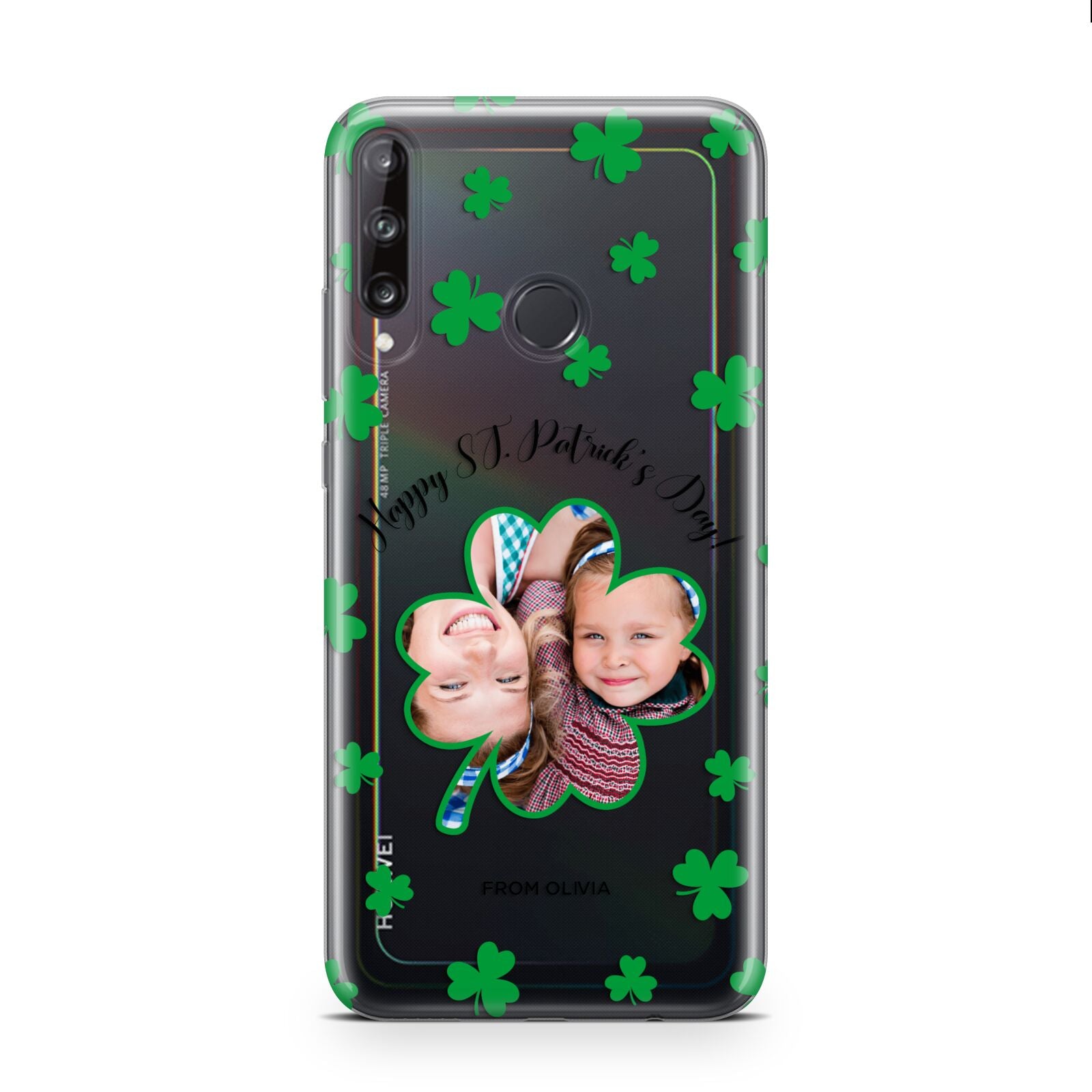 St Patricks Day Photo Upload Huawei P40 Lite E Phone Case