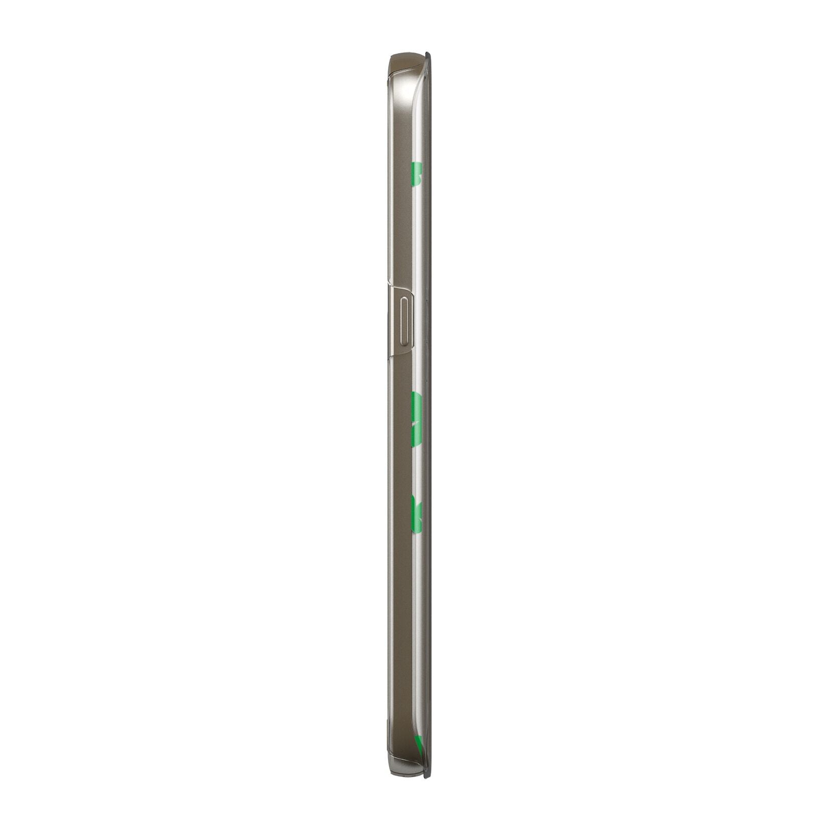 St Patricks Day Photo Upload Protective Samsung Galaxy Case Side Angle