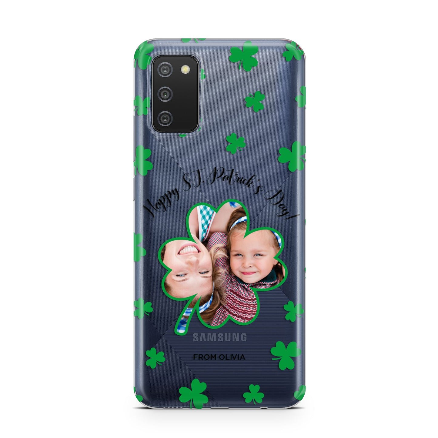 St Patricks Day Photo Upload Samsung A02s Case