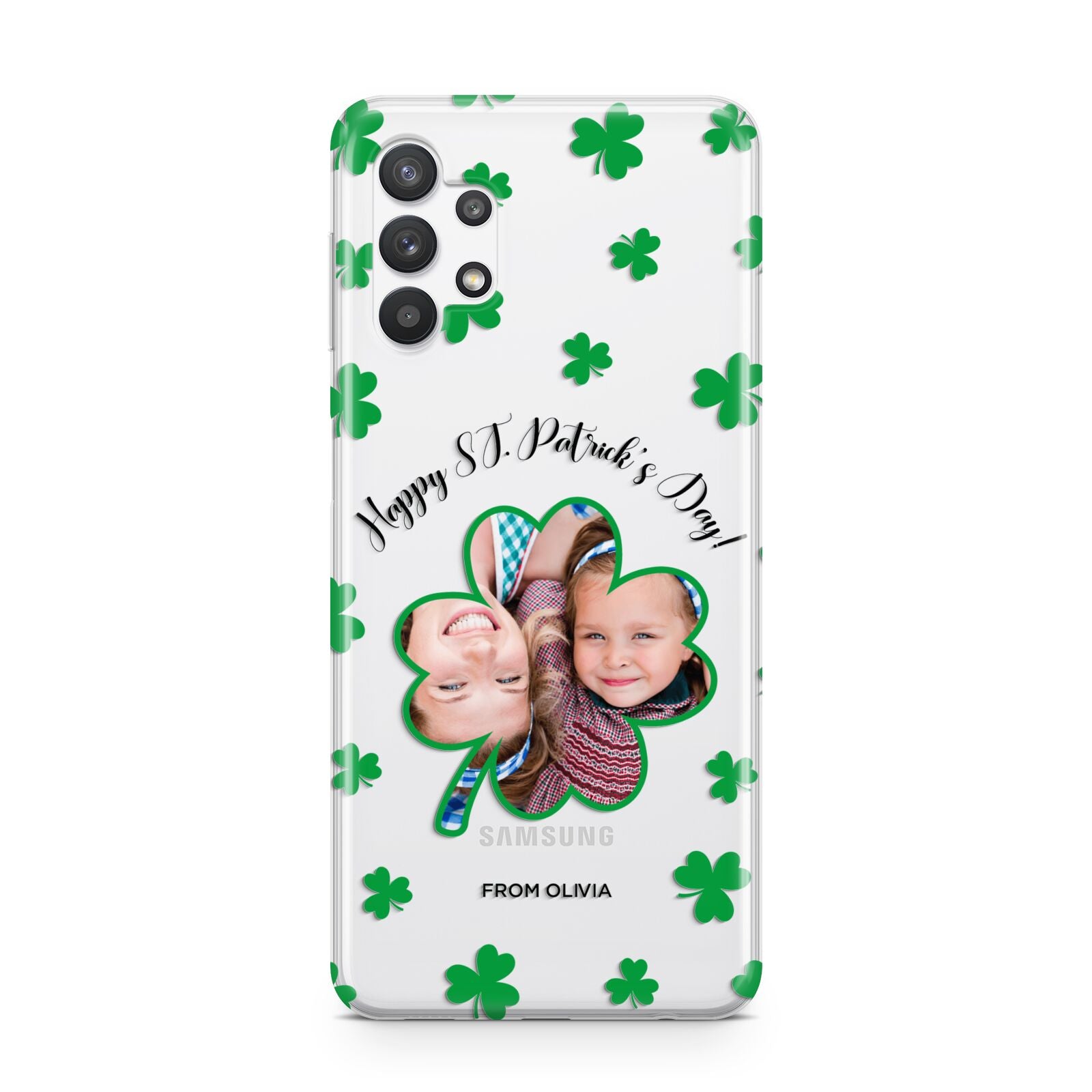 St Patricks Day Photo Upload Samsung A32 5G Case