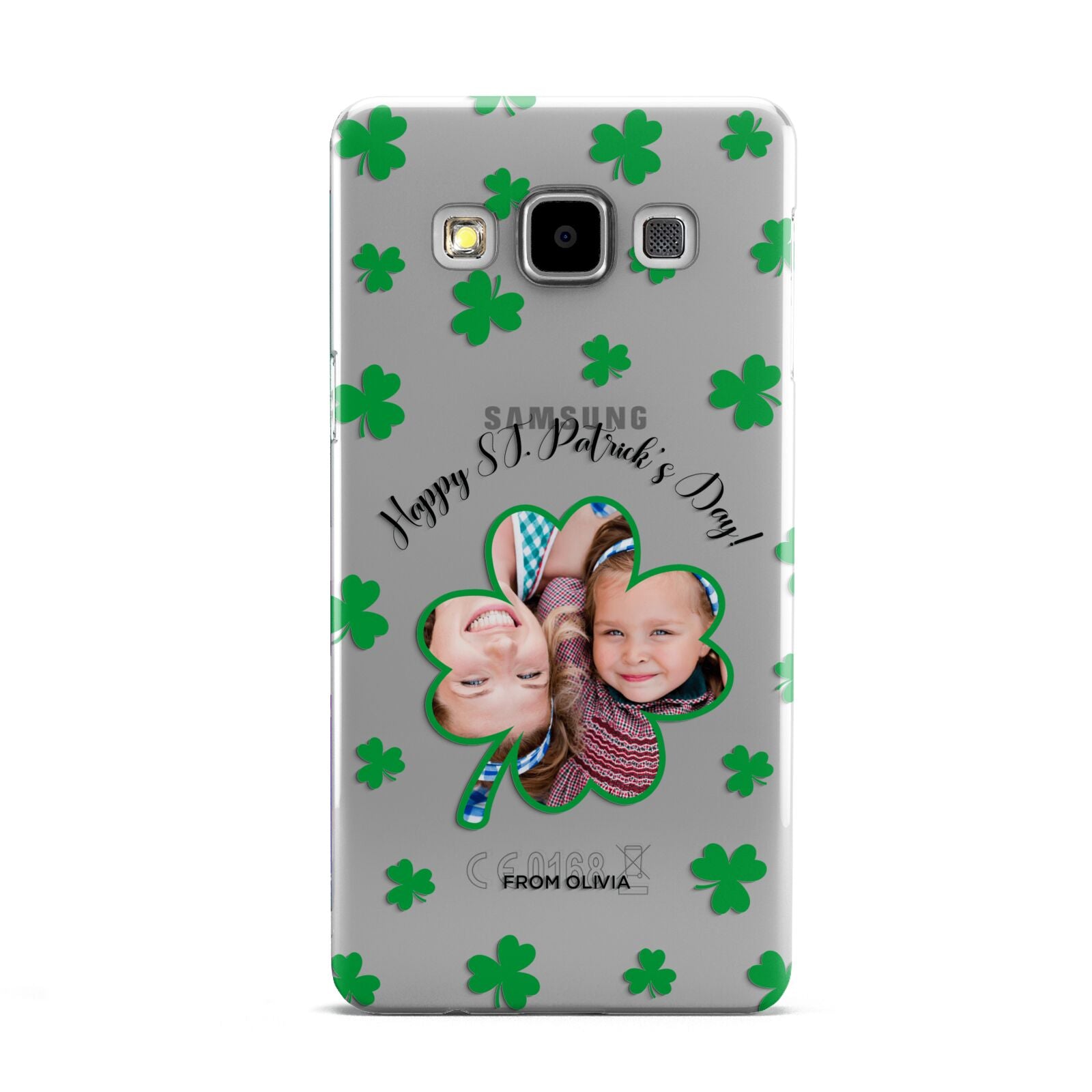 St Patricks Day Photo Upload Samsung Galaxy A5 Case