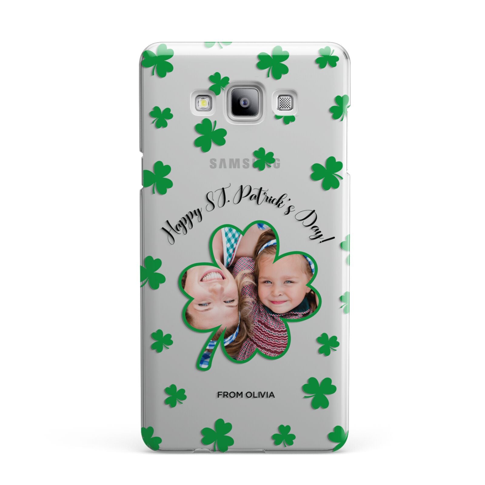 St Patricks Day Photo Upload Samsung Galaxy A7 2015 Case