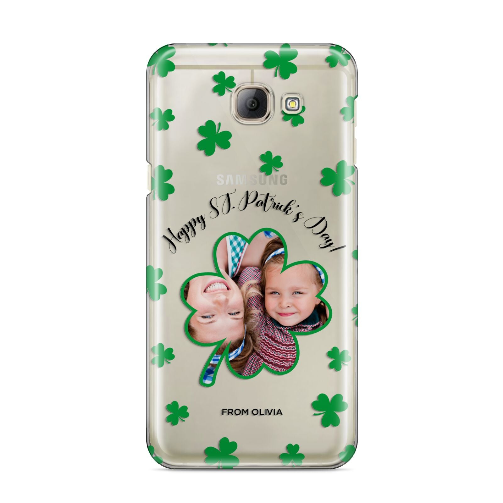 St Patricks Day Photo Upload Samsung Galaxy A8 2016 Case
