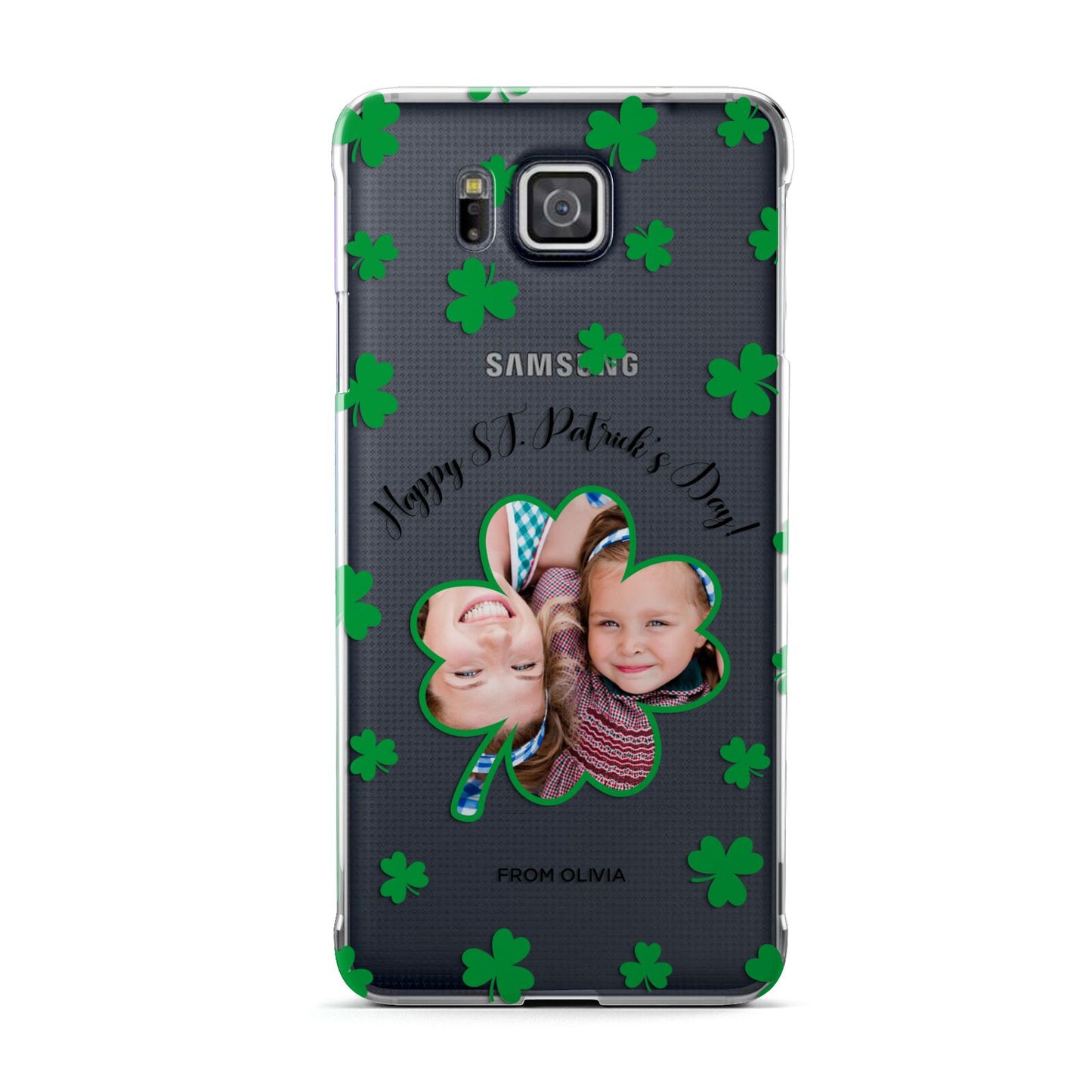 St Patricks Day Photo Upload Samsung Galaxy Alpha Case