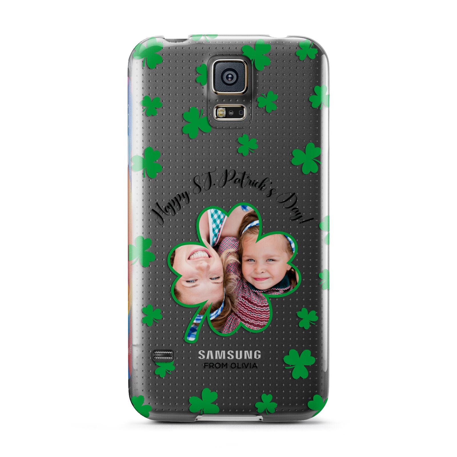St Patricks Day Photo Upload Samsung Galaxy S5 Case
