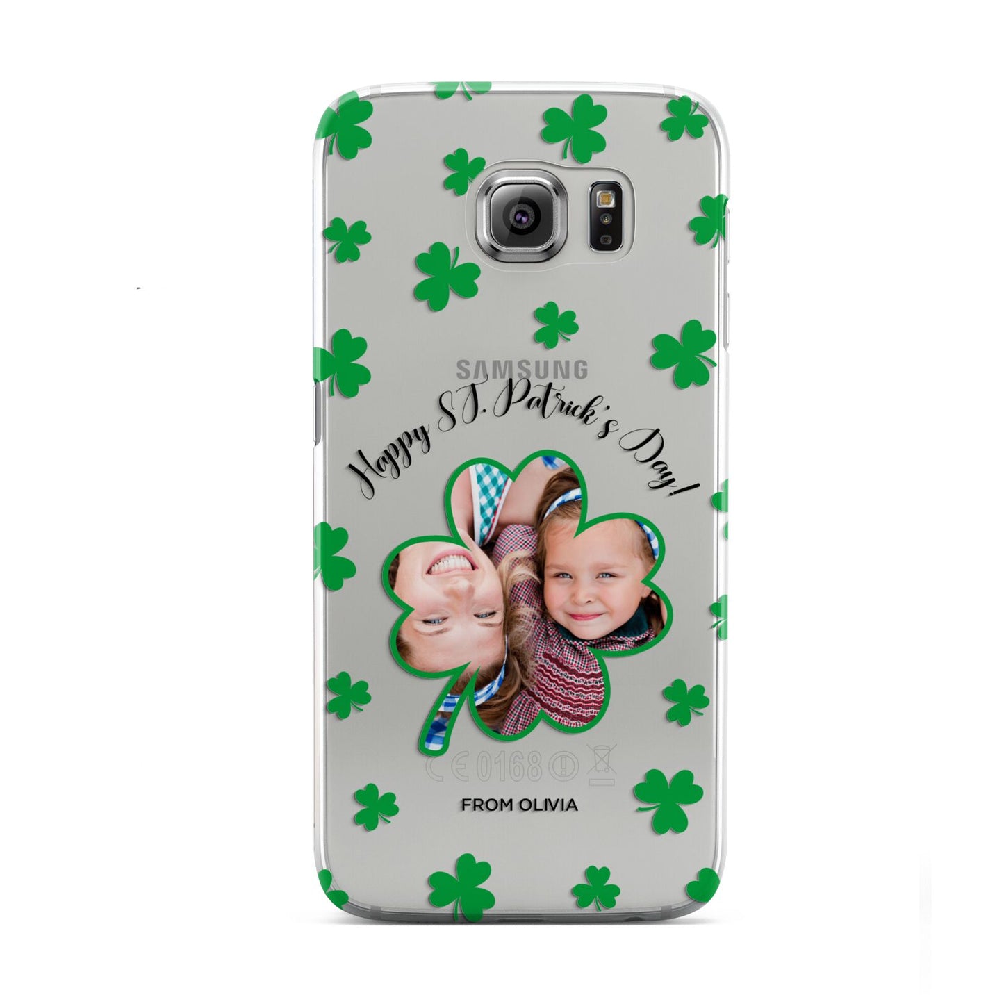 St Patricks Day Photo Upload Samsung Galaxy S6 Case