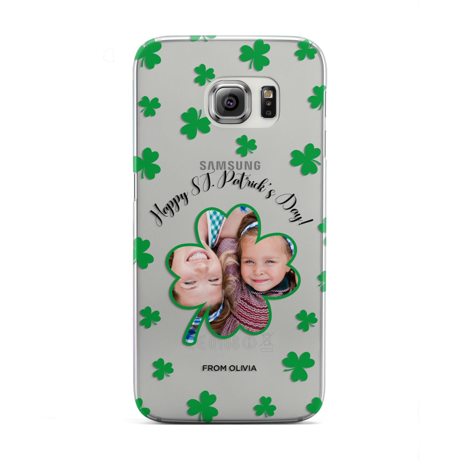 St Patricks Day Photo Upload Samsung Galaxy S6 Edge Case
