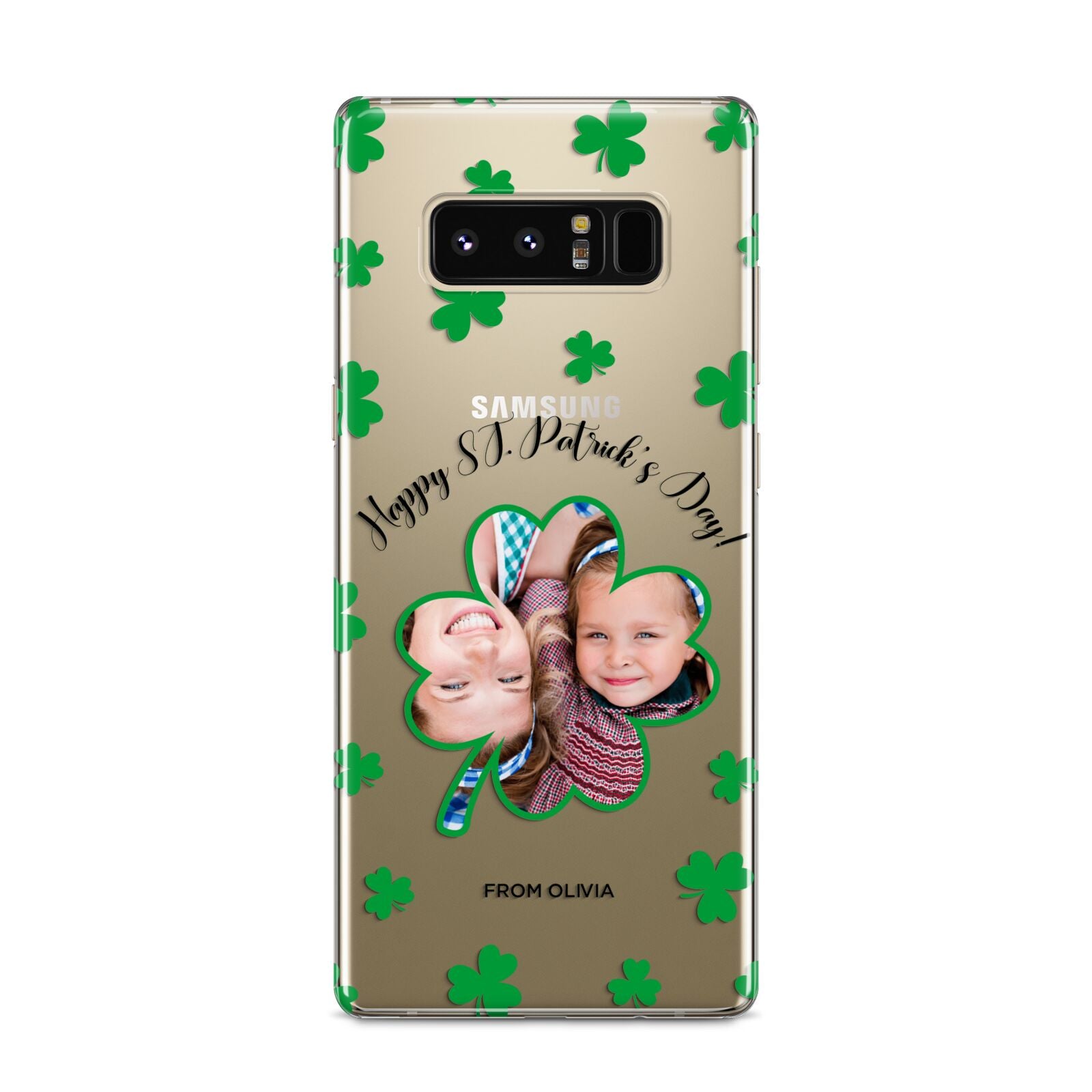 St Patricks Day Photo Upload Samsung Galaxy S8 Case